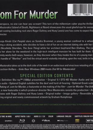 .Com For Murder: Special Edition (Blu-ray)