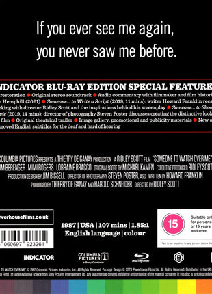 Someone To Watch Over Me: Indicator Series (Blu-ray-UK)