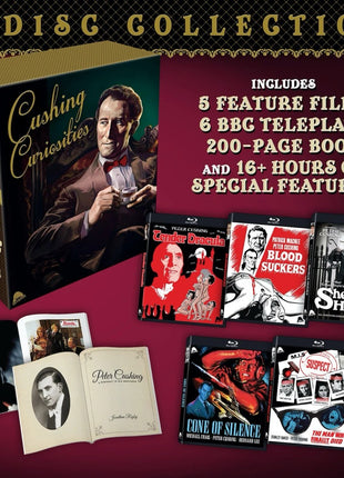 Cushing Curiosities: 6-Disc Collector's Set (Blu-ray): Cone Of Silence / Suspect / The Man Who Finally Died / Sherlock Holmes / Bloodsuckers / Tender Dracula