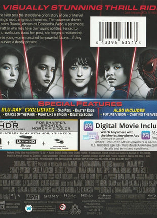Madame Web (4K Ultra HD/Blu-ray)
