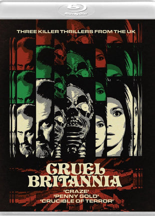 Cruel Britannia: Three Killer Thrillers From The UK (Blu-ray): Craze / Penny Gold / Crucible Of Terror