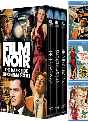 Film Noir: The Dark Side Of Cinema XXVI (Blu-ray): Dr. Broadway / Smooth As Silk / The Great Gatsby