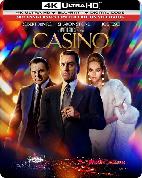 Casino: 30th Anniversary Limited Edition (4K Ultra HD/Blu-ray)(SteelBook)