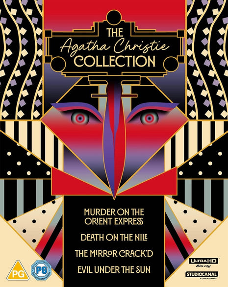 Agatha Christie Collection (4K Ultra HD-UK): Murder On The Orient Express / Death On The Nile / The Mirror Crack'd / Evil Under The Sun