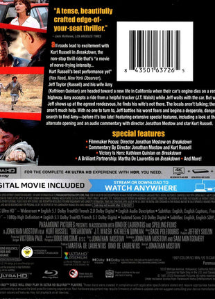 Breakdown (4K Ultra HD/Blu-ray)