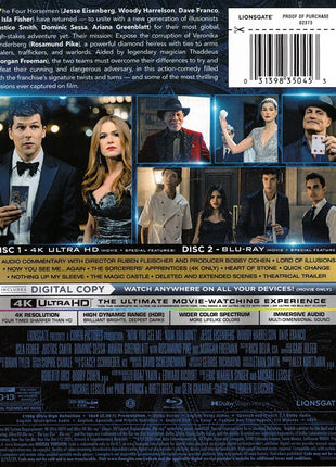 Now You See Me: Now You Don't: Limited Edition (4K Ultra HD/Blu-ray)(SteelBook)