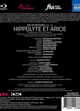 Rameau: Hippolyte Et Aricie: Reinoud Van Mechelen / Elsa Benoit / Sylvie Brunet-Grupposo (Blu-ray)