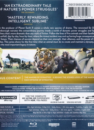 Dynasties (4K Ultra HD/Blu-ray)