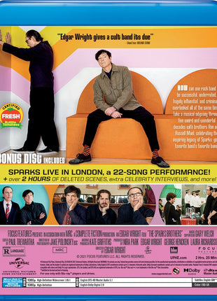Sparks Brothers: 2-Disc Special Edition (Blu-ray)