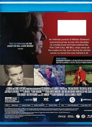 William Shatner: You Can Call Me Bill (Blu-ray)