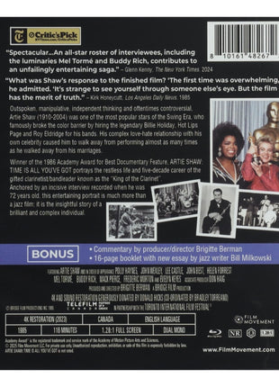 Artie Shaw: Time Is All You've Got (Blu-ray)