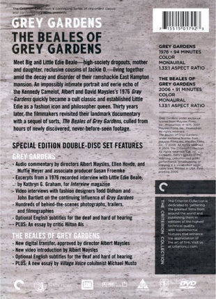 Grey Gardens: 2 Disc Edition: Criterion Collection