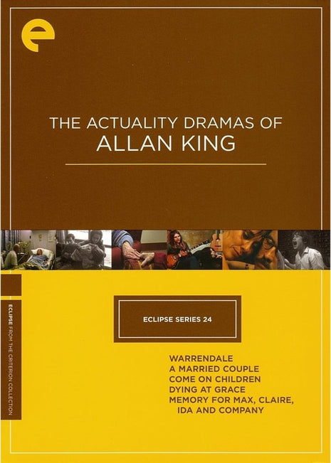 Actuality Dramas Of Allan King: Eclipse Series Volume 24