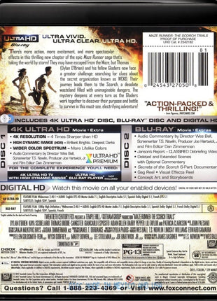 Maze Runner: The Scorch Trials (4K Ultra HD/Blu-ray)