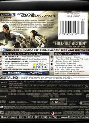 Maze Runner (4K Ultra HD/Blu-ray)
