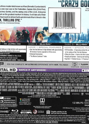 Star Trek Into Darkness (4K Ultra HD/Blu-ray)