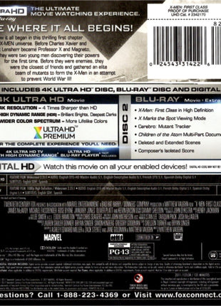 X-Men: First Class (4K Ultra HD/Blu-ray)