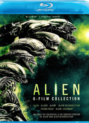 Alien 6 Film Collection (Blu-ray): Alien / Aliens / Alien3 / Alien: Resurrection / Prometheus / Alien: Covenant