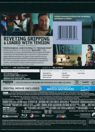 10 Cloverfield Lane (4K Ultra HD/Blu-ray)