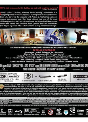 2001: A Space Odyssey (4K Ultra HD/Blu-ray)