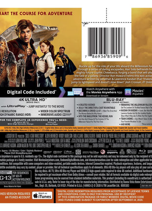 Solo: A Star Wars Story (4K Ultra HD/Blu-ray)