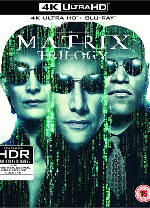 Matrix Trilogy (4K Ultra HD-UK/Blu-ray-UK): The Matrix / The Matrix Reloaded / The Matrix Revolutions