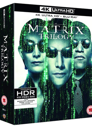 Matrix Trilogy (4K Ultra HD-UK/Blu-ray-UK): The Matrix / The Matrix Reloaded / The Matrix Revolutions