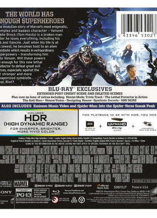 Venom (2018)(4K Ultra HD/Blu-ray)
