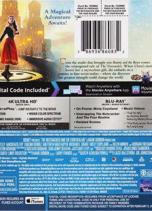 Nutcracker And The Four Realms (4K Ultra HD/Blu-ray)