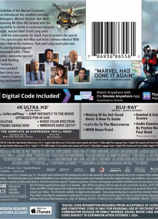 Ant-Man (4K Ultra HD/Blu-ray)