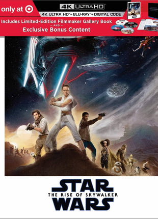 Star Wars Episode IX: Rise Of Skywalker: Limited Edition (4K Ultra HD/Blu-ray)(w/Filmmaker Gallery Book)