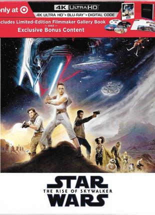 Star Wars Episode IX: Rise Of Skywalker: Limited Edition (4K Ultra HD/Blu-ray)(w/Filmmaker Gallery Book)