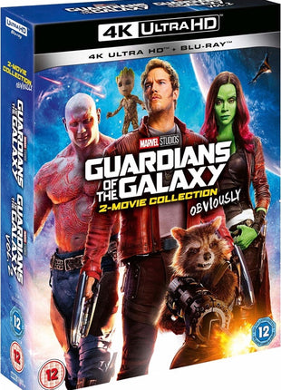 Guardians Of The Galaxy: 2-Movie Collection (4K Ultra HD-UK/Blu-ray-UK): Guardians Of The Galaxy / Guardians Of The Galaxy Vol. 2