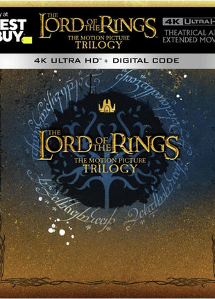 Lord Of The Rings: The Motion Picture Trilogy: Limited Edition (4K Ultra HD)(SteelBook)
