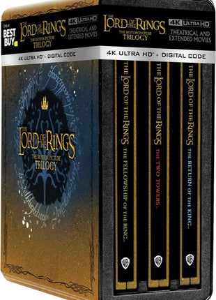 Lord Of The Rings: The Motion Picture Trilogy: Limited Edition (4K Ultra HD)(SteelBook)