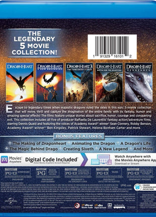 Dragonheart: 5-Movie Collection (Blu-ray)