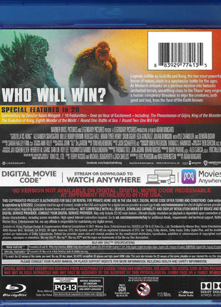 Godzilla vs. Kong (Blu-ray 3D/Blu-ray)