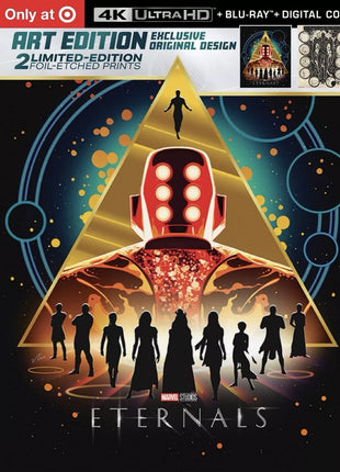Eternals: Limited Art Edition (4K Ultra HD/Blu-ray)(w/2 Foil-Etched Prints)