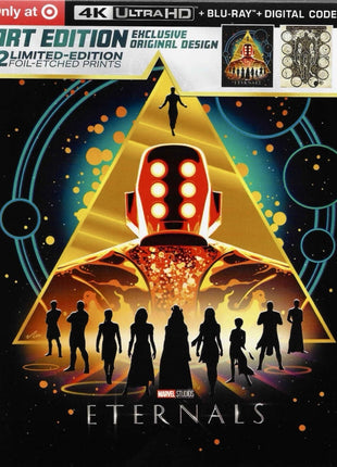 Eternals: Limited Art Edition (4K Ultra HD/Blu-ray)(w/2 Foil-Etched Prints)