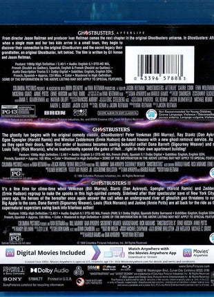 Ghostbusters: 3-Movie Collection (Blu-ray): Ghostbusters / Ghostbusters 2 / Ghostbusters: Afterlife
