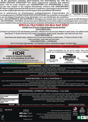 Ghostbusters: Ultimate Collection (4K Ultra HD/Blu-ray): Ghostbusters / Ghostbusters 2 / Ghostbusters: Afterlife