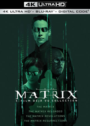 Matrix 4-Film Deja Vu Collection (4K Ultra HD/Blu-ray): The Matrix / The Matrix Reloaded / The Matrix Revolutions / The Matrix Resurrections