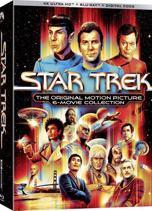 Star Trek: The Original 6-Movie Collection (4K Ultra HD/Blu-ray): Star Trek: The Motion Picture / The Wrath Of Khan / The Search For Spock / The Voyage Home / The Final Frontier / The Undiscovered Country