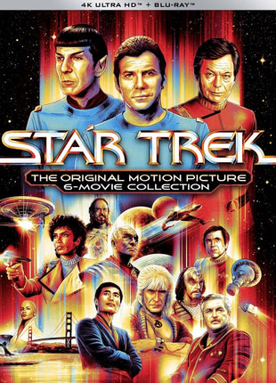Star Trek: The Original 6-Movie Collection (4K Ultra HD/Blu-ray): Star Trek: The Motion Picture / The Wrath Of Khan / The Search For Spock / The Voyage Home / The Final Frontier / The Undiscovered Country