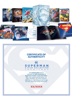 Superman: 5-Film Collection (4K Ultra HD/Blu-ray)(SteelBook): Superman: The Movie / Superman II / Superman III / Superman IV: The Quest For Peace