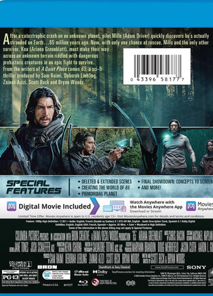 65 (Blu-ray/DVD)