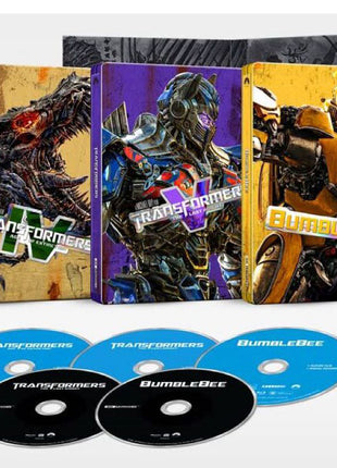 Transformers: 6-Movie Collection: Limited Edition (4K Ultra HD/Blu-ray)(SteelBook): Transformers / Revenge Of The Fallen / Dark Of The Moon / Age Of Extinction / The Last Knight / Bumblebee