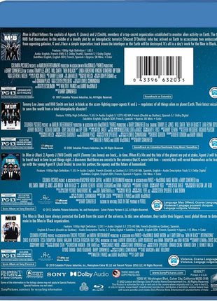 Men In Black: 4-Movie Collection (Blu-ray): Men In Black / Men In Black II / Men In Black 3 / Men In Black: International