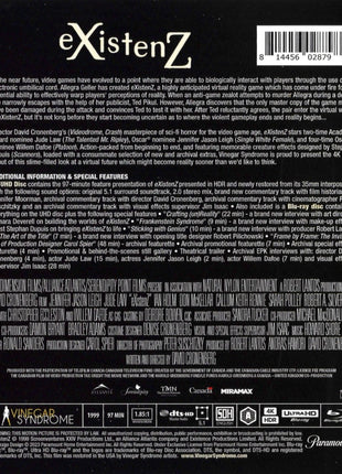 eXistenZ (4K Ultra HD/Blu-ray)