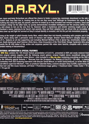 D.A.R.Y.L. (4K Ultra HD/Blu-ray)
